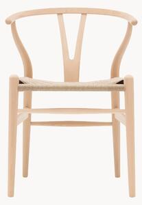 Drevená stolička's tkaným sedadlom CH24 Wishbone Chair