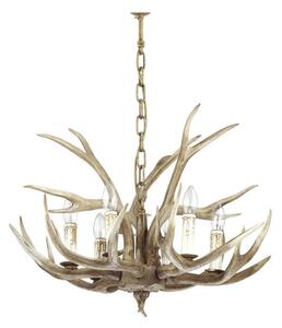 Ideal Lux - Luster na reťazi CHALET 6xE14/40W/230V parožie
