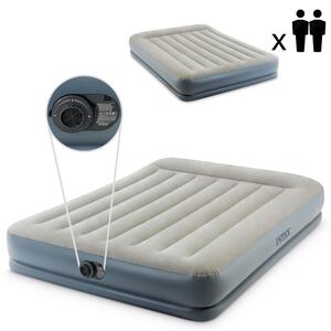 Intex Dvojitý nafukovací matrac Intex 64118ND 203x152 cm s pumpou