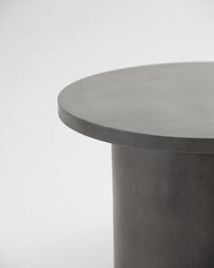 MUZZA Okrúhly stolík teno Ø 65 x 45 cm sivý