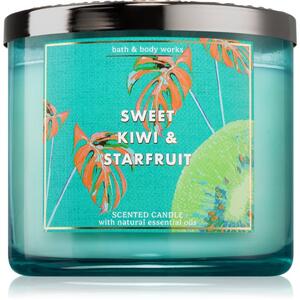 Bath & Body Works Sweet Kiwi & Starfruit vonná sviečka 411 g