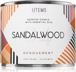 I/TEMS Essential Outdoor Sandalwood vonkajšia sviečka 380 g