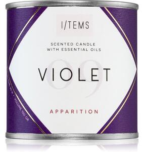I/TEMS Essential 09 / Violet vonná sviečka 100 g