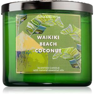 Bath & Body Works Waikiki Beach Coconut vonná sviečka 411 g