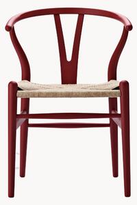 Drevená stolička's tkaným sedadlom CH24 Wishbone Chair