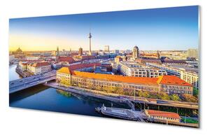 Sklenený obraz Berlín riečny mosty 100x50 cm 2 Prívesky