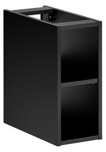 Kúpeľňový regál pod pracovní desku SANTA FE BLACK 20cm
