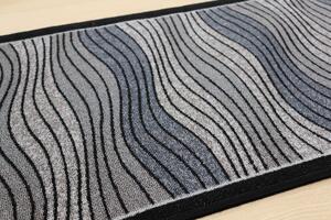 Berfin Dywany AKCIA: 600x100 cm s obšitím Protišmykový behúň na mieru Zel 1015 Silver (Grey) - šíre 100 cm