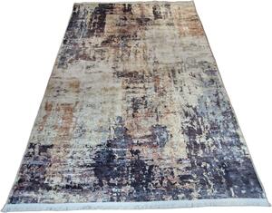 HU Sivo béžovo modrý moderný koberec VELVET M299 Rozmer: 50x80 cm