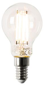 Inteligentná stojaca lampa zlatá s matným sklom vrátane 2 WiFi P45 - Pallon