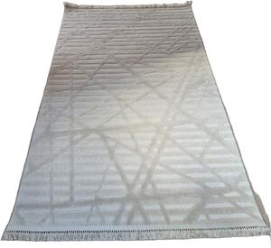 HU Béžový moderný koberec TWIST BEIGE 20294A Rozmer: 60x100 cm
