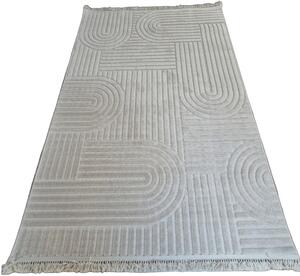 HU Béžový moderný koberec TWIST BEIGE 31368A Rozmer: 60x100 cm