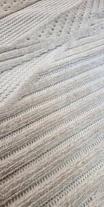 HU Béžový moderný koberec TWIST BEIGE 30629A Rozmer: 60x100 cm