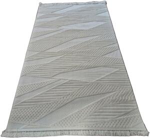 HU Krémovo, béžový moderný koberec TWIST CREAM 30629A Rozmer: 60x100 cm