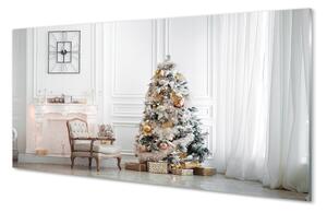 Nástenný panel  vianočné ozdoby 100x50 cm
