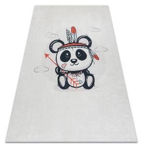 BAMBINO 1129 Prateľný koberec panda, protišmykový - krém