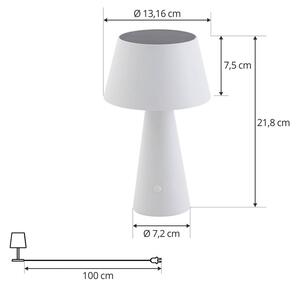 Lindby - Lirinor Solárne Články Portable Stolová Lampa 4.000K White - Lampemesteren