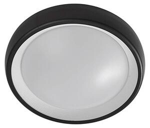 Lindby - Niniel Round LED Vonkajšie Stropné Lampa Black/White Lindby - Lampemesteren