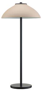 Stolná lampa Vali, výška 50 cm, čierna/béžová