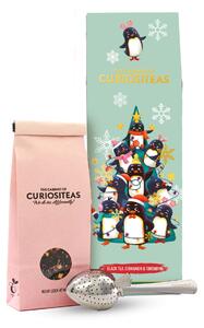 Vianočný čierny čaj Pinguin Tea Party 70 g + sitko