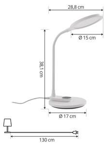 Lindby - Valtaria LED Stolová Lampa/Nástenné Svietidlo CCT White - Lampemesteren