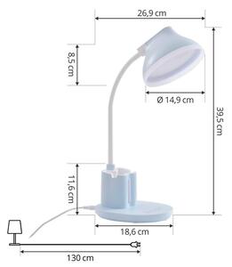 Lindby - Zephyra LED Stolová Lampa CCT Blue - Lampemesteren