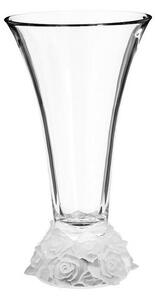 KRIŠTÁĽOVÁ VÁZA BOHEMIA ROSE 255MM