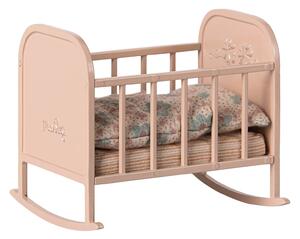 Kolíska pre myšie bábätko Maileg - Light Rose
