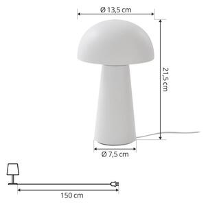 Lindby - Zyre LED Portable Stolová Lampa IP44 White - Lampemesteren