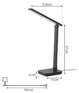 Lindby - Rylas LED Portable Stolová Lampa CCT Black - Lampemesteren