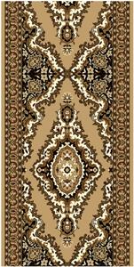 Alfa Carpets AKCIA: 120x80 cm s obšitím Behúň na mieru TEHERAN T-102 beige - šíre 80 cm