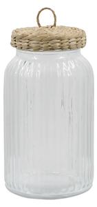 Sklenená dóza Wicker Lid 1,2 l