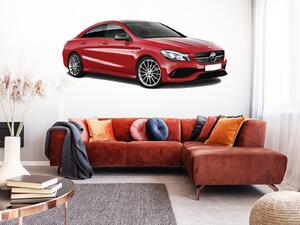 Nalepte.cz Mercedes Benz CLA textilní prelepiteľná nálepka na stenu 48 x 20 cm