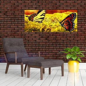 Obraz motýľov (120x50 cm)