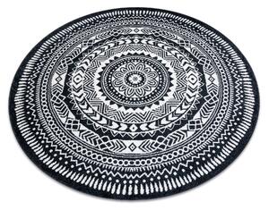Okrúhly koberec FUN Napkin - negru