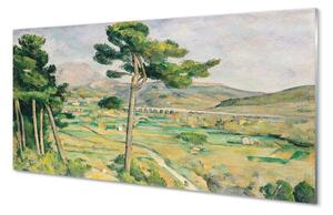 Obraz na skle Art pohľad na lúku 100x50 cm 2 Prívesky