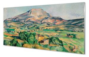 Obraz na skle Art lúka s výhľadom na vrchol 100x50 cm 4 Prívesky