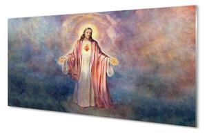 Sklenený obraz Ježiš 100x50 cm 2 Prívesky