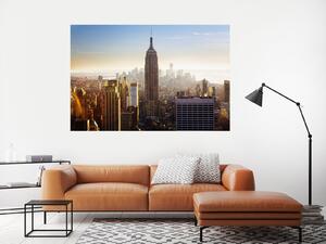 Nalepte.cz New York textilní prelepiteľná nálepka na stenu 45 x 30 cm