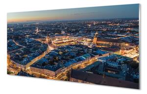 Sklenený obraz Krakov nočné panorama 140x70 cm 4 Prívesky