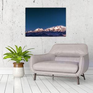 Obraz hôr a nočnej oblohy (70x50 cm)