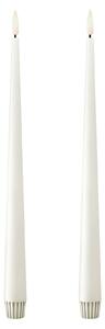 LED sviečka Taper 30 cm / 10 Silky – sada 2 ks