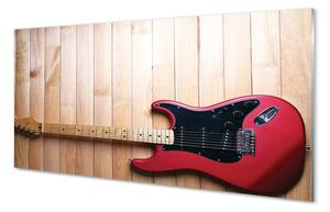 Obraz na skle Elektrická gitara 100x50 cm 2 Prívesky