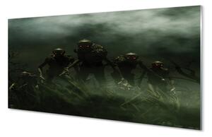Nástenný panel  zombie mraky 100x50 cm