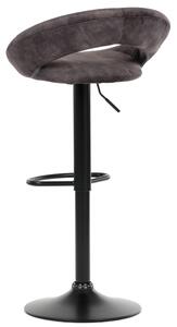 Barová stolička EDITA hnedá/čierna