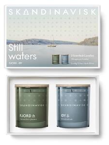 Darčekový set sviečok Still Waters – FJORD and ØY – 2 x 65 g
