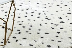 Kusový koberec Catal krémovočierný 180x270cm