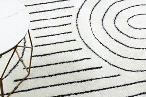 Kusový koberec Carpinus krémovočierný 140x190cm