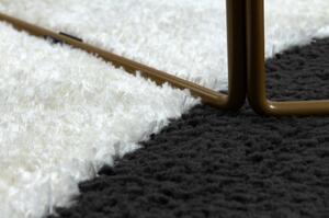 Kusový koberec Cladr krémovočierný 140x190cm