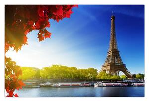 Obraz - jeseň v Paríži (90x60 cm)